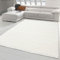 Teppich-Traum Flauschiger Shaggy Gästezimmer Teppich | pflegeleicht & strapazierfähig | in Creme, Größe 200 x 290 cm