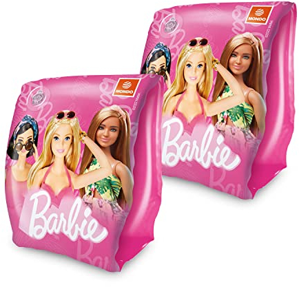 Mondo Toys - BARBIE Arm Bands - Sicherheitsarmlehnen für Kinder - Material PVC - geeignet für Kinder von 2 bis 6 Jahren mit Gewicht 6 - 20 kg - 16936