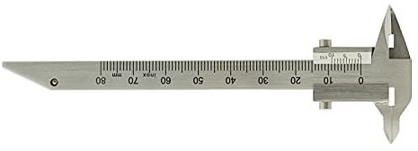Zahn Zuricher Schieblehre Zahnarzt Werkzeug Instrumente Mikrometer 0-80mm Ce