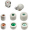 Black Stork 3 paia (6 pezzi) di auricolari in memory foam di ricambio per Sony WF-1000XM4 / 1000XM3 Linkbuds WF-C500 (grigio)