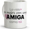 LolaPix Regalo cumpleaños mujer. Tazas originales para regalar. Regalo amiga. Regalos amigas originales. Taza cerámica 330 ml.