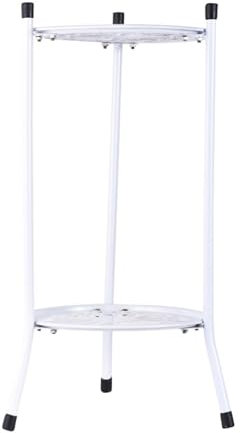 Soporte de metal grande - Soporte para maceta de hierro forjado | Soporte de maceta, estante decorativo para esquina, patio, sala de estar, jardín