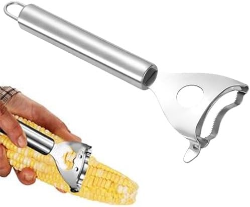 fanelod Maiskolbenschäler,Maisschäler | Maisstripper aus Edelstahl - Küchenhelfer, Maiskolbentrenner, Maiskörnerschneider für Restaurantchef-Picknickliebhaber