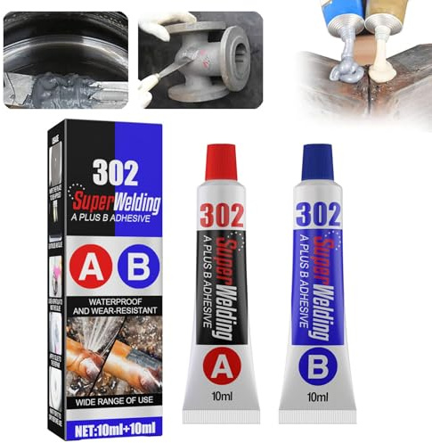 Liquid Metal Weld Repair Paste,Strong AB Metal Repair Paste,Industrial Glue,Magic AB Glue for Steel,Cast Iron
