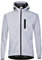 Agolu Reflektierend Fahrradjacke mit Kapuze, Wasserdicht Atmungsaktiv Damen Herren Unisex Winddicht Radjacke Fahrrad Regenjacke Windjacke, Jacke für Radfahren Laufen Wandern, Silber XXL