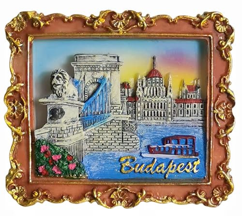 Budapest Ungarn, Reise-Souvenirs, 3D-Kühlschrankmagnet, Kühlschrankdekoration, Magnet