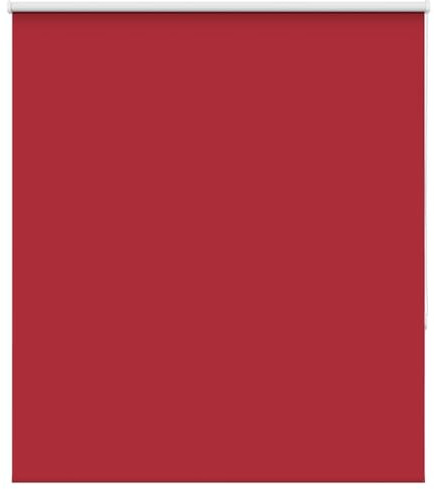 vidaXL Verdunkelungsrollo Rot 140x150cm Stoffbreite 136,6cm Polyester, Rollo, Klemmfix, Thermorollo, Verdunklungsrollo, Klemmrollo, Fensterrollo