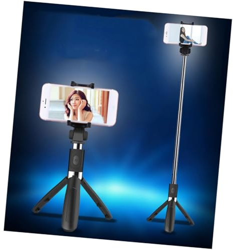 Mikikit Foldable Selfie Stick Tripod Extendable for Phone Tripod Selfie Stick Remote Foldable Design for Premium Smartphones and Casual Phone Mount Use