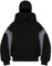 PADOLA Balaclava Zip Hoodie Herren Ninja Kapuzenpullover mit Sturmhaube Oversized Mask Jacke mit Doppel Kapuze Y2K Hoodie mit Fleece Winddichte Übergangsjacke Motor Fahrrad (M, 2 Schwarz)