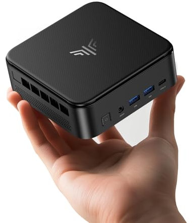 KAMRUI Mini PC, E3B 32GB RAM 512GB SSD Mini Gaming Computers AMD Ryzen 5 7430U Micro Desktop Computer (Max 4.3GHz,6C/12T, Beat 5650U), Small PC Support WiFi 6, BT5.2, Triple Display for Office Home