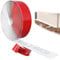 TXXATX 400cmx4cm Barre de Seuil Adhesive Blanc Seuil de Porte Adhesif Autoadhésive Barre de Seuil Large PVC Bande de Transition pour Couvrir Les Espaces Entre Carrelage Parquet Sol Tapis