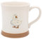 The Leonardo Collection Duck Mug Embossed Country Life, Tea and Coffee Mugs for Hot Drinks | Fine China Printed Mugs for Kitchen & Home | Reusable Ceramic Cups for Every Occasion