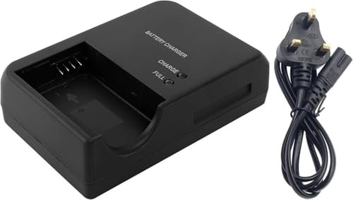 NB-7L CB-2LZE Battery Charger for Canon CB-2LZ NB-7LH Battery Compatible with Canon PowerShot G10, G11, G12, SX30 IS Digital Camera with UK Power Supply Cord