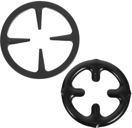 ULTECHNOVO Soporte para Hornillo De Gas para Cafetera Aro Elevador De Estufa Compacto 6 Pulgadas Soporte para Cocina De Gas Ideal para Hornillo Pequeño Y Cafetera