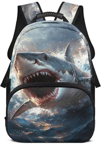 Dolyues Büchertasche für Jungen, 43,2 cm, Schultasche, cooler Kinderrucksack, 6–8, leichter Jungen-Rucksack