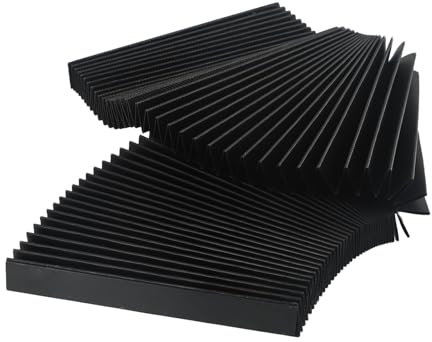 AIRUIXI Staubschutzabdeckung Fräsmaschine Flexible Schutzhülle Flache Akkordeon Balg Abdeckung Werkzeug Schutz Staub Tuch Flache Akkordeon Balg Graviermaschine(160mm)