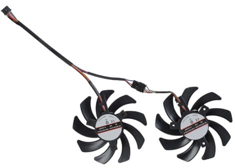 MCAOAL 85mm 12V Video Card Cooling Fan For 5600XT 5700 6600 Graphics Card Coolers Fan Gaming Radiators Replacement PC Cooling Component