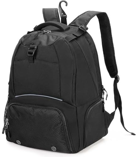 Tennisrucksack Mit Schuhfach, Tennistasche Für 2 Schläger Mit Gepolsterten Schultergurten Und Separates Belüftetes Schuhfach Lässiger Rucksack Für Damen Und Herren B