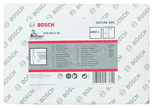 Bosch 2608200032 2.8 x 60 mm Galvanized Full Head Strip Nail