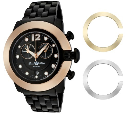 Glam Rock Men's Analog-Digital Automatic Uhr mit Armband S0351167