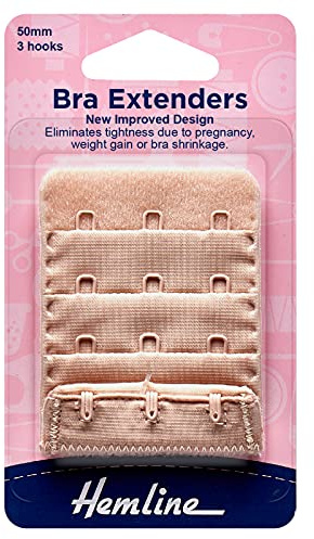 Hemline Bra Back Extension - Nude - 3 Hooks