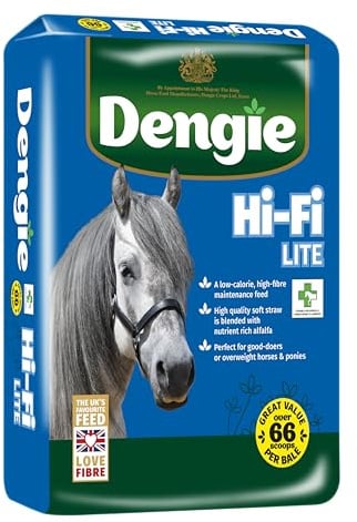 Dengie Hi Fi Lite 20kg Horse Feed - Low Calorie Chaff Suitable for Good Doers & Horses in Light Work, Prone to Laminitis, Forage & Hay Replacer