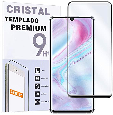 Protector de Pantalla Curvo para XIAOMI REDMI Note 10 - REDMI Note 10s, Negro, Cristal Vidrio Templado Premium, 3D / 4D / 5D, Anti Roturas