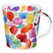 Dunoon Blobs. Rot Lomond Form Kaffee Tasse, 320 ml, Knochenporzellan, Becher, Tasse