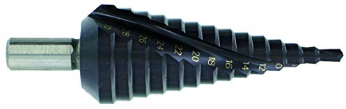 TIVOLY 11448720637 Bohrer HSSE5 TiAlN konisch Stufenlos Spiralbohrer schwarz