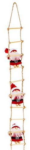 Sass & Belle Climbing Santa Ladder Decoration
