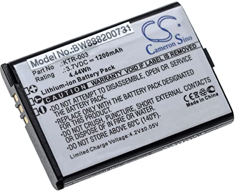 vhbw Batterie Compatible avec Nintendo NN3DS, MWH710A01, New 3DS Console de Jeux (1200mAh, 3,7V, Li-ION)