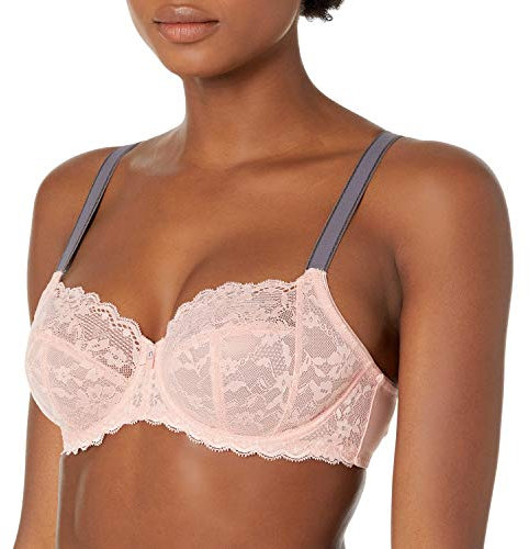 Freya Women's Offbeat Underwire Side Support Bra Plunge, Rosehip, 36FF