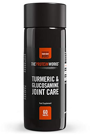 Protein Works - Tumeric & Glucosamine Joint Care Tablets | Helps Maintain Healthy Joints & Bones | 100% Vegan | Added Vitamin D3 & C | 60 Tablets