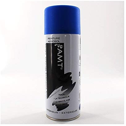 AMT Peinture aérosol Les Mots Bleu Mat