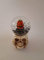Storchenlädchen Glitterkugel Halloween, Schädel mit Kürbis, Glitzerkugel Schneekugel Schneekugeln
