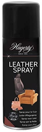 Hagerty Leather Spray 200 ml I Effizientes Leder-Schutz-Spray für die Reinigung und Pflege von Leder I Lederreiniger für Möbel, Taschen, Gürtel, Jacken, Accessoires, Sitze, Motorrad, Kleidung, uvm.