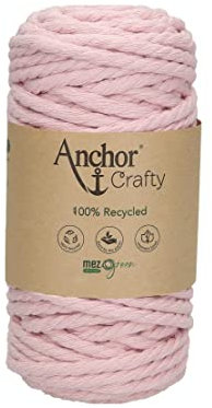 Anchor Crafty, circa 5 mm, 250 g, circa 40 m di rosa