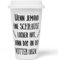 JUNIWORDS To-Go Becher mit Deckel, Wenn jemand eine Schraube locker hat, kann das an der Mutter liegen