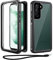 Beeasy für Samsung Galaxy S22 Plus Hülle, IP68 Wasserdicht Outdoor Handyhülle 360 Grad Schutzhülle, Stoßfest Staubdicht Sturzfest Panzerhülle mit Eingebautem Displayschutz S22+ Case, Schwarz