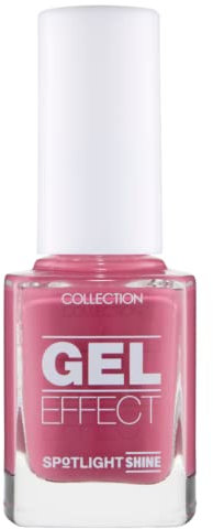 Collection Cosmetics Long Lasting Spotlight Shine Gel Effect Nail Polish Colour, 10.5ml, Made Me Blush