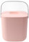 Asixxsix Mini Countertop Dishwasher, 360 Degree Deep Full Cleaning Handheld Portable Dishwasher 15 Minute Timing Shut Off Multifunctional Portable Washing Machine with Suction Cup for Home (Pink)