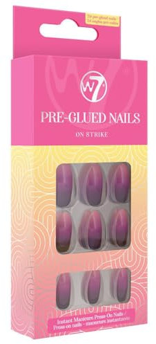 W7 PRE-GLUED NAILS ASSORTED
