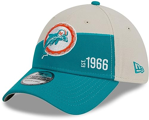 New Era 39Thirty Cap - Sideline Historic Miami Dolphins L/XL