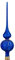 Navidacio Weihnachtsbaumspitze | Groß 35cm in 'Ice Royal Blau Gold' Regen Baumspitze Spitze Tannenbaumspitze Christbaumspitze Weihnachtsbaum Christbaum Tannenbaum Christmas Tree Top