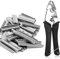 Wurstclipper Zaunzange Wurstclipper Clips, TOATELU Wurstclipper Zange mit 1200 Clips, Drahtbefestigungszange mit 1200 Drahtklammern für Matratzen Auto Kissen Sofas Zäune Pet Käfige
