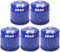 DISPAU Lot de 5 bouteilles de gaz 190 g, cartouche avec système de verrouillage, limiteur de fuites pour réchaud de camping, butane-propane