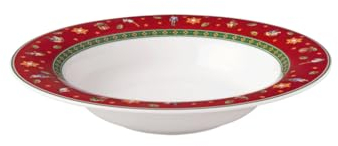 Villeroy & Boch – Toy’s Delight Specials assiette creuse pour soupes, salades et pâtes, assiette creuse à pâtes, porcelaine de Noël, 23cm Ø, résistant au lave-vaisselle et au four à micro-ondes