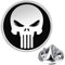 CUSTOMprivé Punisher Anstecknadel pin Biker Triker Skull Tottekopf für Biker Motorradfahrer