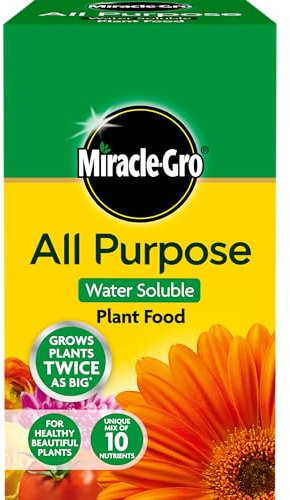 Bundle of Miracle-Gro All Purpose water Soluble Plant Food, 1 kg + Levington Tomorite Liquid Tomato Food, Concentrate, 1L, Red