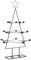 vidaXL Metall-Weihnachtsbaum zum Dekorieren Schwarz 105 cm, Weihnachtsbaum, Metallbaum, Tannenbaum Metall, Weihnachtsbaum mit Ständer, Tannenbaum